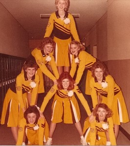 My glorious, full-skirted squad in almost-action